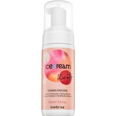 Inebrya Ice Cream Keratin Toning Mousse pielęgnacyjna pianka z keratyną 150 ml