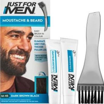 Just For Men Moustache & Beard Color kolor brody M45 Dark Brown Black