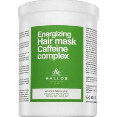 Kallos Energizing Hair Mask Caffeine Complex Keratin & Caffein Mask maska wzmacniająca do włosów przerzedzających się 1000 ml