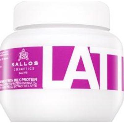 Kallos Latte Hair Mask maska wzmacniająca do włosów farbowanych, rozjaśnianych i po innych zabiegach chemicznych 275 ml