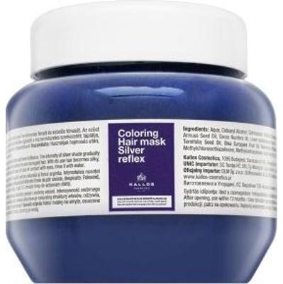 Kallos Silver Reflex Hair Mask maska neutralizująca do włosów siwych i platynowego blondu 275 ml