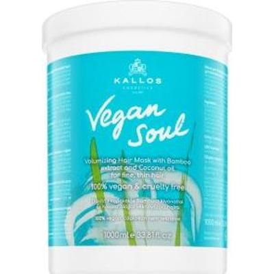 Kallos Vegan Soul Volumizing Hair Mask maska wzmacniająca do włosów bez objętości 1000 ml