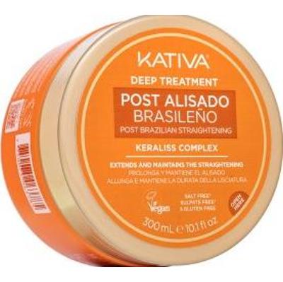 Kativa Post Brazilian Straightening Deep Treatment maska głęboko regenerująca po keratynowym prostowaniu włosów 300 ml