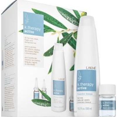 Lakmé K.Therapy Active Pack zestaw przeciw wypadaniu włosów 300 ml + 8 x 6 ml