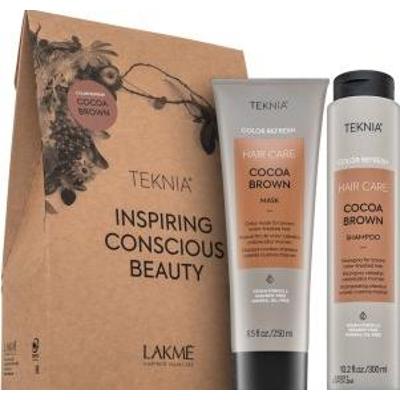 Lakmé Teknia Color Refresh Cocoa Brown Pack szampon + maska do włosów brązowych 300 ml + 250 ml
