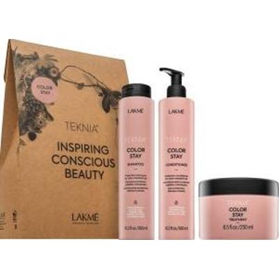 Lakmé Teknia Color Stay Pack zestaw do włosów farbowanych 300 ml + 300 ml + 250 ml