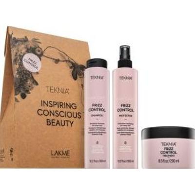 Lakmé Teknia Frizz Control Pack zestaw przeciw puszeniu się włosów 300 ml + 300 ml + 250 ml