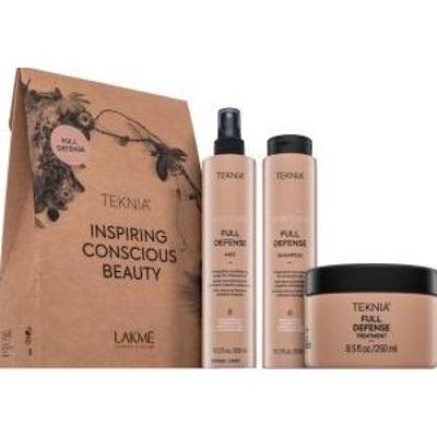 Lakmé Teknia Full Defense Pack zestaw dla ochrony i blasku włosów 300 ml + 300 ml + 250 ml