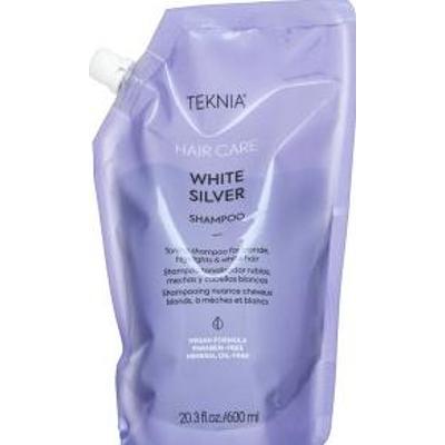 Lakmé Teknia White Silver Shampoo szampon neutralizujący do włosów siwych i platynowego blondu Refill 600 ml