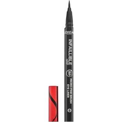 L´Oréal Paris Infaillible Grip 36H Micro-Fine Brush Eyeliner kredka do oczu 01 Obsidian Black 0,4 g