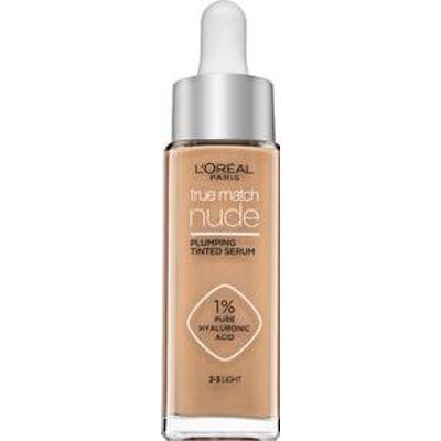 L´Oréal Paris True Match Nude Plumping Tinted Serum serum do ujednolicenia kolorytu skóry 2-3 Light 30 ml