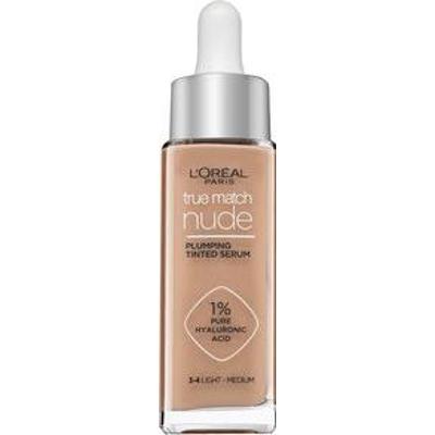 L´Oréal Paris True Match Nude Plumping Tinted Serum serum do ujednolicenia kolorytu skóry 3-4 Light Medium 30 ml