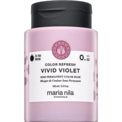 Maria Nila Colour Refresh odżywcza maska koloryzująca do włosów o fioletowych odcieniach Vivid Violet 100 ml