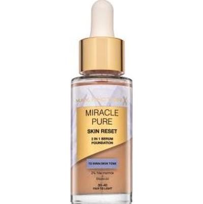 Max Factor Miracle Pure Skin Reset 2in1 Serum Foundation podkład w płynie z kompleksem odnawiającym skórę 30-40 Fair To Light 30 ml