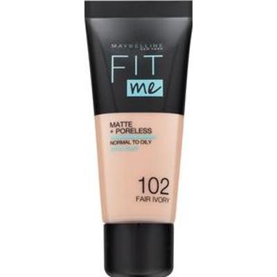 Maybelline Fit Me! Foundation Matte + Poreless podkład w płynie z formułą matującą 102 Fair Ivory 30 ml