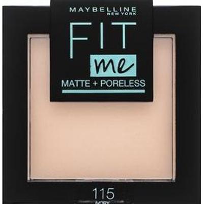 Maybelline Fit Me! Matte + Poreless Powder puder z formułą matującą 115 Ivory 9 g
