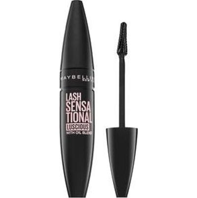 Maybelline Lash Sensational Luscious Mascara wodoodporna mascara wydłużający i podkręcający rzęsy Very Black 9,5 ml
