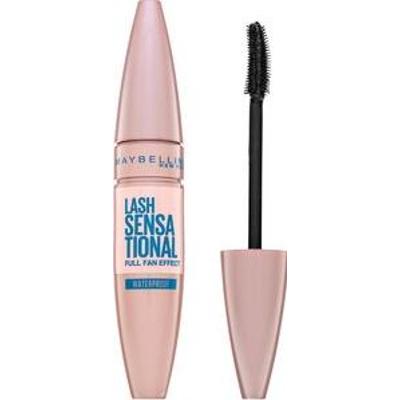 Maybelline Lash Sensational Waterproof Mascara wodoodporna mascara wydłużający i podkręcający rzęsy Black 9,4 ml