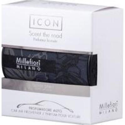 Millefiori Milano Icon Car Air Freshener Silver Spirit Textil Floral