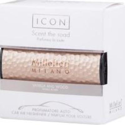 Millefiori Milano Icon Car Air Freshener Vanilla & Wood Metal