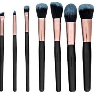 MIMO Makeup Brush Set Black zestaw pędzli 7 Pcs