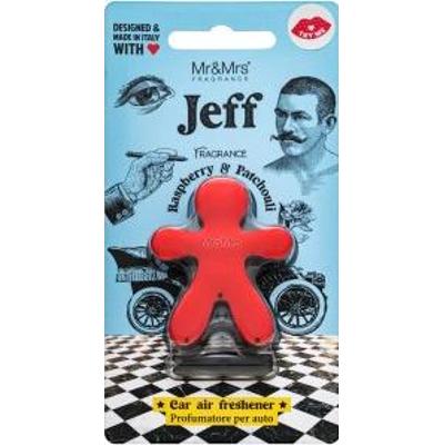 Mr&Mrs Fragrance Jeff Chrome Car Air Freshener Raspberry & Patchouli