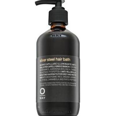 OWAY Silver Steel Hair Bath szampon neutralizujący przeciw żółtym tonom 240 ml