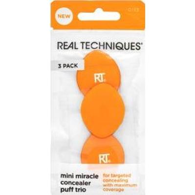 Real Techniques Mini Miracle Concealer Puff Trio gąbka do makijaż