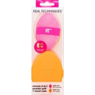 Real Techniques Miracle 2-in-1 Powder Puff + Travel Case gąbka do makijaż