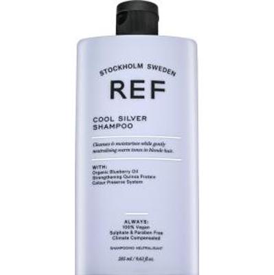 REF Cool Silver Shampoo szampon neutralizujący do włosów siwych i platynowego blondu 285 ml