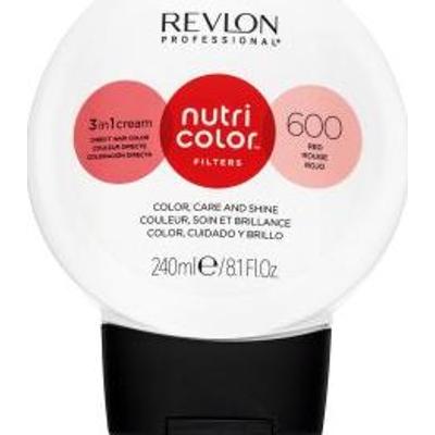 Revlon Professional Nutri Color Filters 3in1 Cream odżywcza maska koloryzująca dla ożywienia koloru 600 Red 240 ml