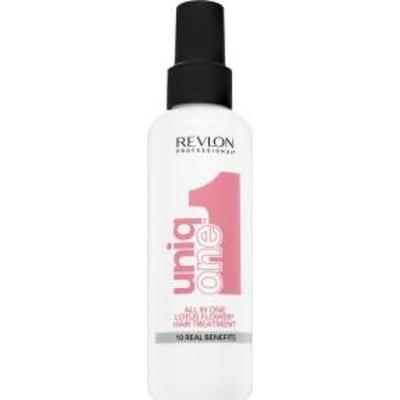 Revlon Professional Uniq One All In One Lotus Flower Treatment wzmacniający spray bez spłukiwania do włosów zniszczonych 150 ml