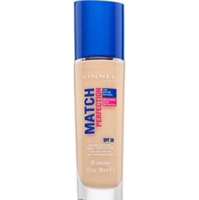 Rimmel London Match Perfection 24HR SPF20 Foundation podkład w płynie z ujednolicającą i rozjaśniającą skórę formułą 081 Fair Ivory 30 ml