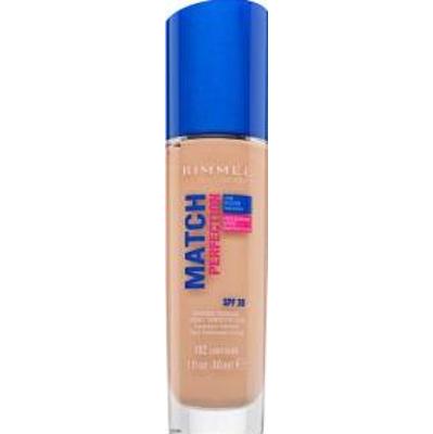 Rimmel London Match Perfection 24HR SPF20 Foundation podkład w płynie z ujednolicającą i rozjaśniającą skórę formułą 102 Light Nude 30 ml