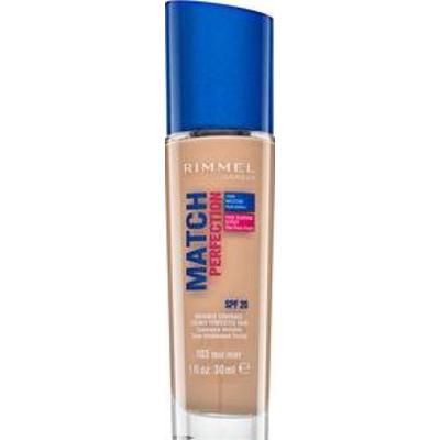 Rimmel London Match Perfection 24HR SPF20 Foundation podkład w płynie z ujednolicającą i rozjaśniającą skórę formułą 103 True Ivory 30 ml