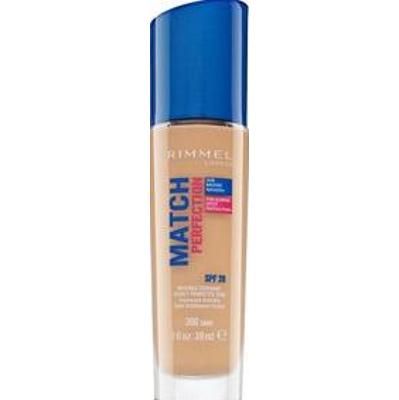 Rimmel London Match Perfection 24HR SPF20 Foundation podkład w płynie z ujednolicającą i rozjaśniającą skórę formułą 300 Sand 30 ml