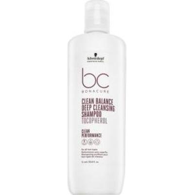 Schwarzkopf Professional BC Bonacure Clean Balance Deep Cleansing Shampoo Tocopherol szampon głęboko oczyszczający do wszystkich rodzajów włosów 1000