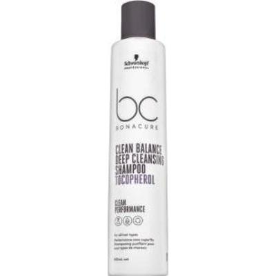 Schwarzkopf Professional BC Bonacure Clean Balance Deep Cleansing Shampoo Tocopherol szampon głęboko oczyszczający do wszystkich rodzajów włosów 250 m