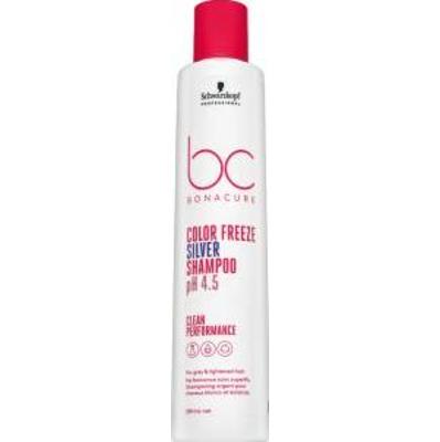 Schwarzkopf Professional BC Bonacure Color Freeze Silver Shampoo pH 4.5 Clean Performance szampon tonizujący do włosów siwych i platynowego blondu 250