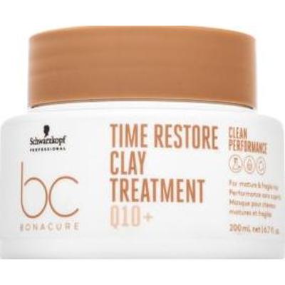 Schwarzkopf Professional BC Bonacure Time Restore Clay Treatment Q10+ odżywcza maska do włosów dojrzałych 200 ml