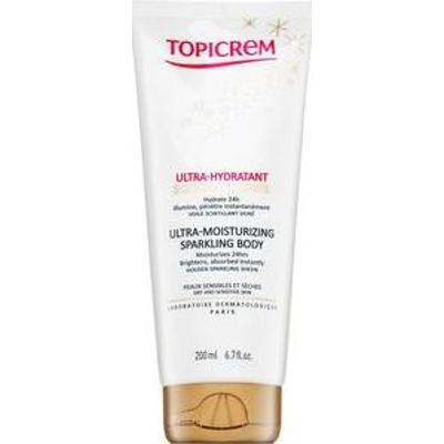 Topicrem Ultra-Moisturizing Sparkling Body nawilżające mleczko do ciała z brokatem 200 ml