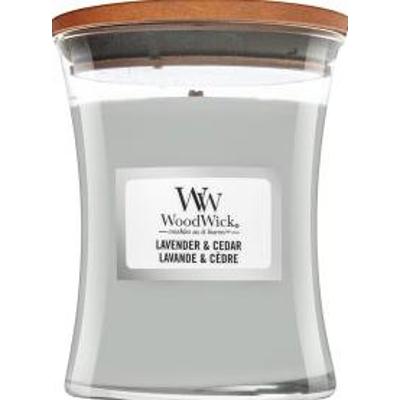 Woodwick Lavender & Cedar świeca zapachowa 275 g