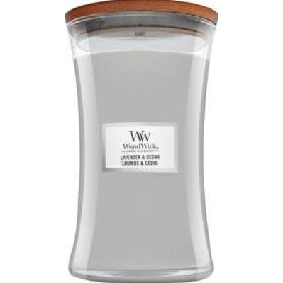 Woodwick Lavender & Cedar świeca zapachowa 610 g