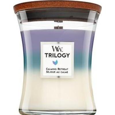 Woodwick Trilogy Calming Retreat świeca zapachowa 275 g
