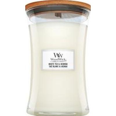 Woodwick White Tea & Jasmine świeca zapachowa 610 g
