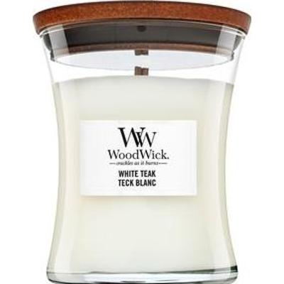 Woodwick White Teak świeca zapachowa 275 g