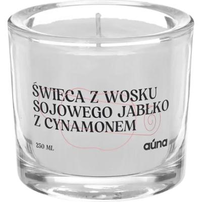 Świeczka sojowa pieczone jabłko z cynamonem 250 ml o pięknym zapachu szarlotki