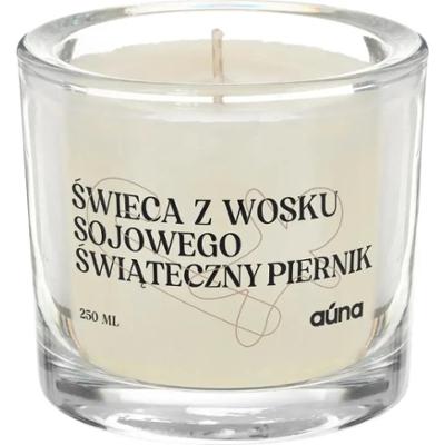 Świeczka sojowa świąteczny piernik 250 ml o zapachu domowych ciasteczek