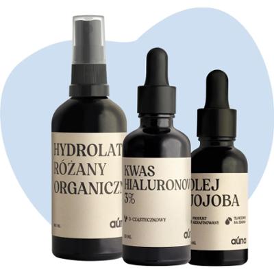 Zestaw AUNA PURE do cery wrażliwej, delikatnej, mieszanej