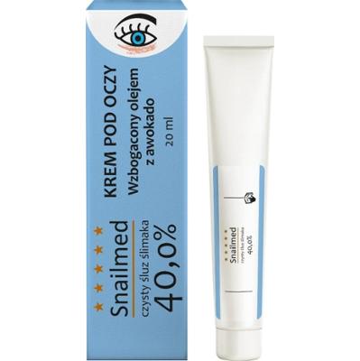 Pielęgnacyjny Krem pod oczy z naturalnym śluzem ślimaka z olejkiem z awokado oraz masłem shea